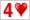 4 of Hearts
